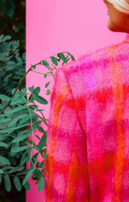 NCM Bähr Theodora Designer Blazer pink aus hochwertiger Wolle